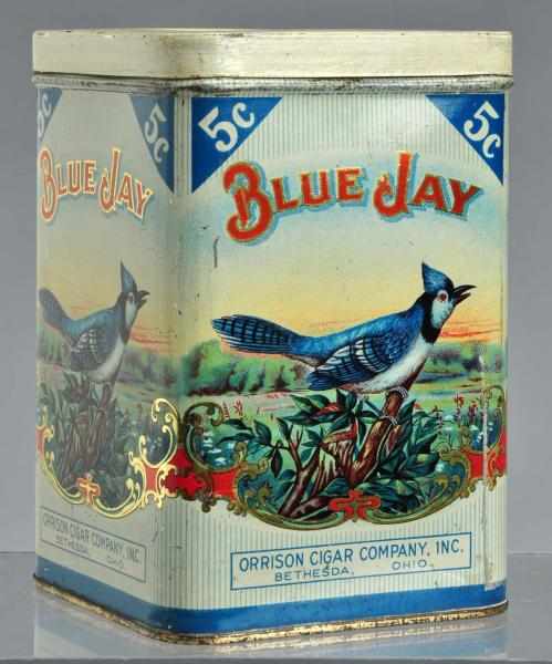 Appraisal: Blue Jay Cigar Tin Description Super example with fantastic overall