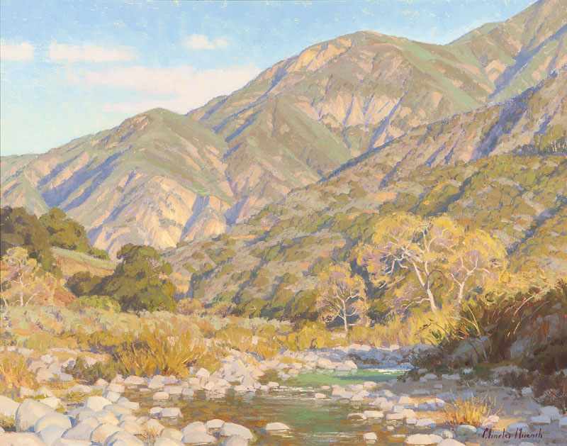 Appraisal: Charles Muench - California Spring Morning in Eaton Canyon