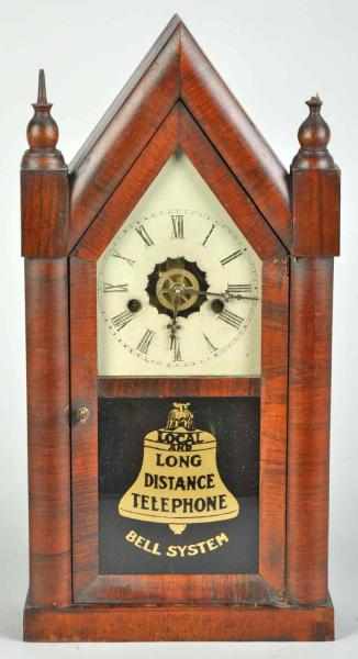 Appraisal: Bell Telephone Shelf Clock Description Working Original glass Condition Excellent