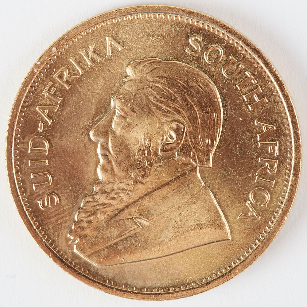 Appraisal: South African Krugerrand Gold Coin South African Krugerrand gold bullion