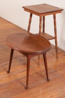 Appraisal: Wood Occasional Tables Two Two wood occasional tables to include