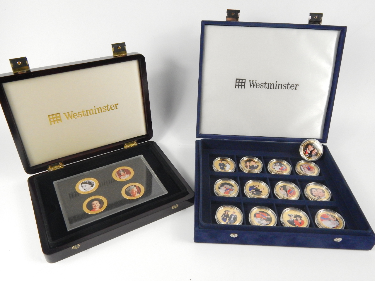 Appraisal: An Elizabeth II Diamond Jubilee photographic four coin set cased