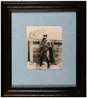 Appraisal: Clayton Moore The Lone Ranger Signed Portrait Photograph Glossy portrait