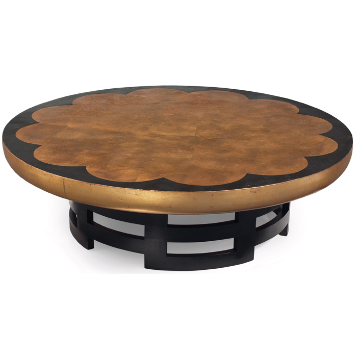 Appraisal: Isabel Barringer and Theodore Muller coffee table by Kittinger round