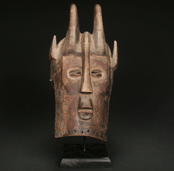 Appraisal: A fine Bobo Helmet mask The mask with well carved