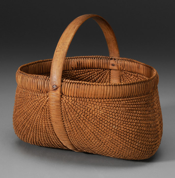 Appraisal: Shelton Sisters Basket probably Forsythe County North Carolina late th