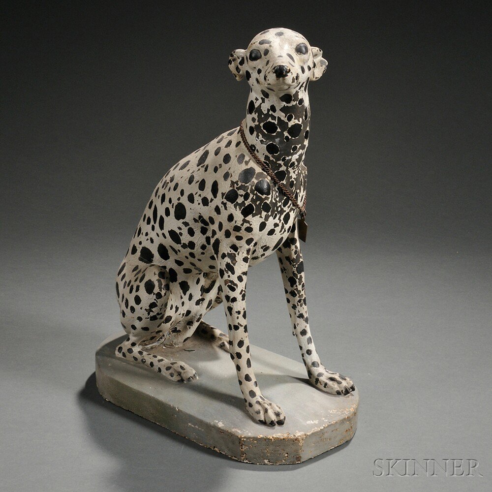 Appraisal: Chalkware Dalmatian America or England probably late th century the