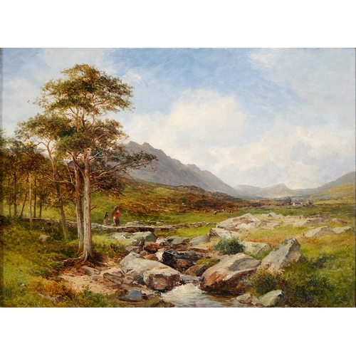 Appraisal: David Bates - - Figures in a Landscape North Wales