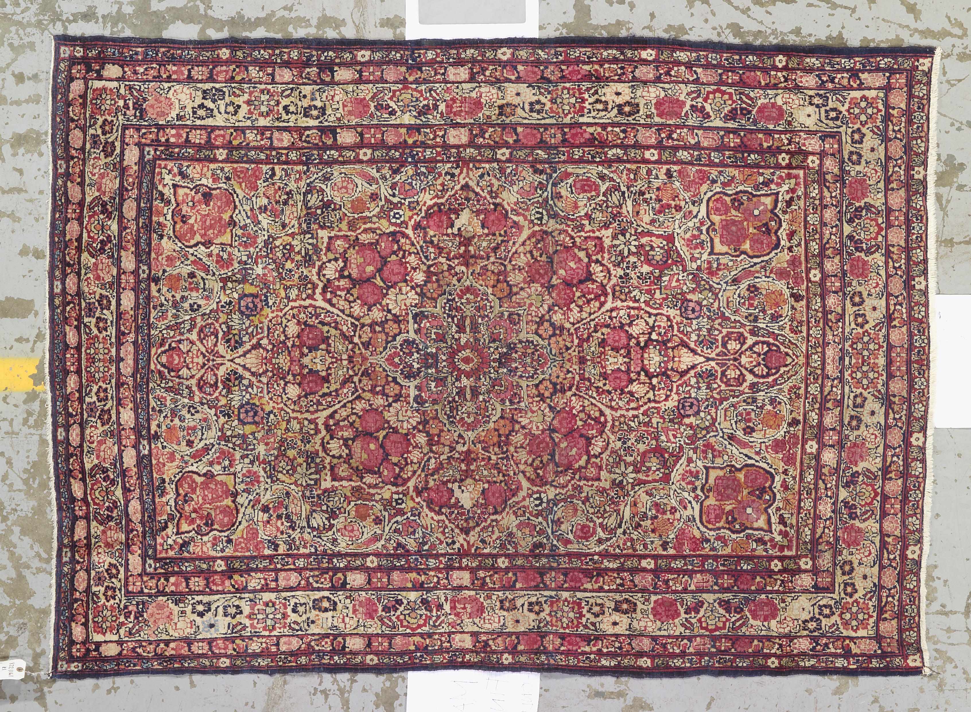 Appraisal: A Lavar Kerman rug South Central Persia circa size approximately