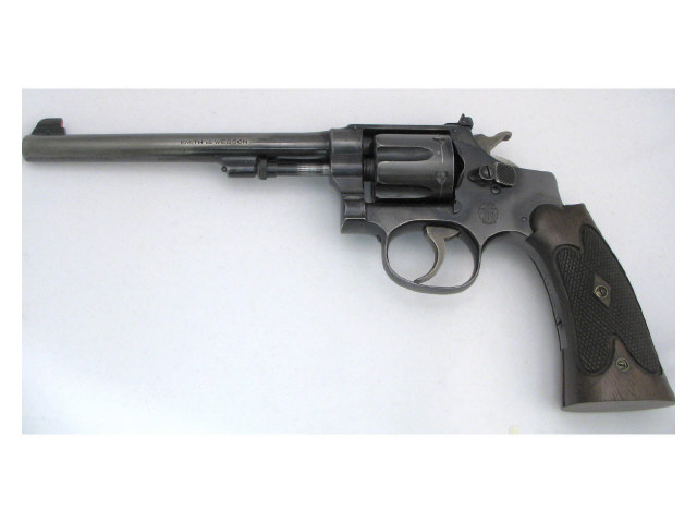 Appraisal: Smith amp Wesson M Beaker-Type cal revolver target model serial