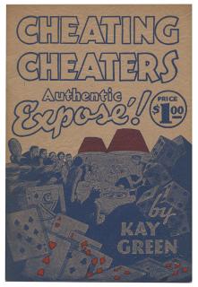 Appraisal: Green Kay Cheating Cheaters Authentic Expose Minneapolis Pictorial wrappers pp