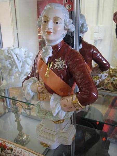 Appraisal: SCHEIBE ALSBACH PORCELAIN BUST OF LOUIS XVI