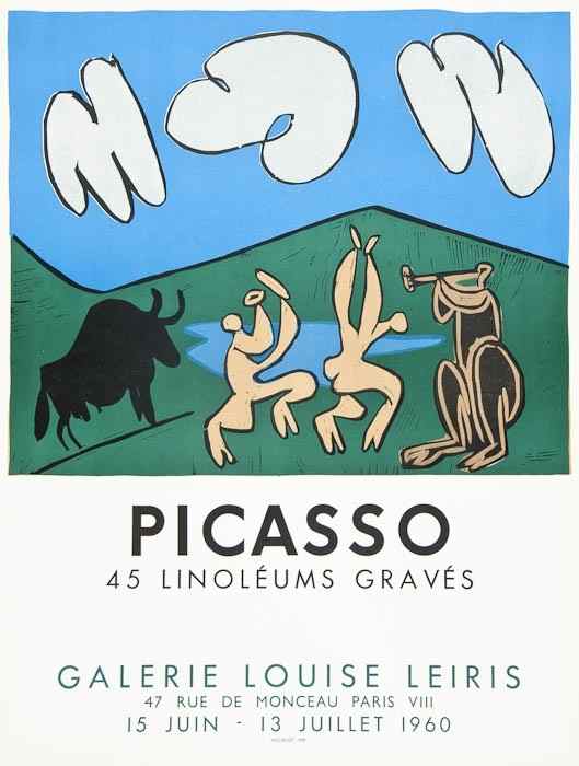 Appraisal: Pablo Picasso - after Linol ums Grav s offset lithographic