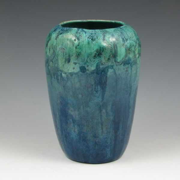 Appraisal: Exceptionally nice glaze effect vase marked only with two stylized