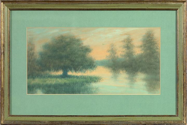 Appraisal: Alexander John Drysdale American New Orleans - Cloudy Bayou Landscape