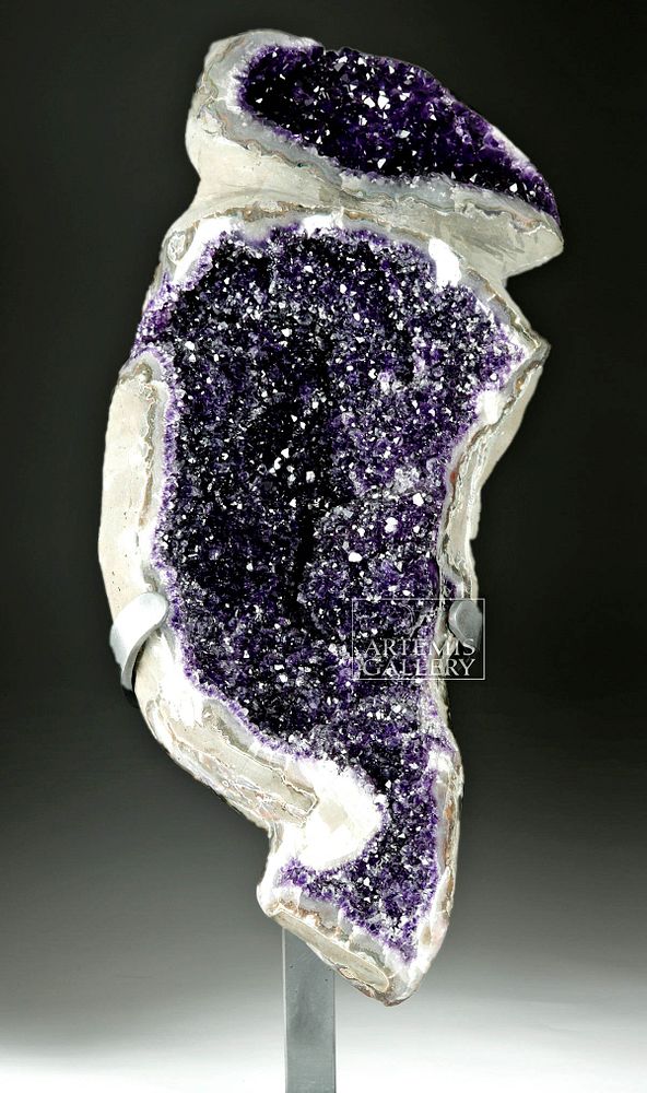 Appraisal: Large Stunning Bolivian Amethyst Geode Section New World Bolivia millions