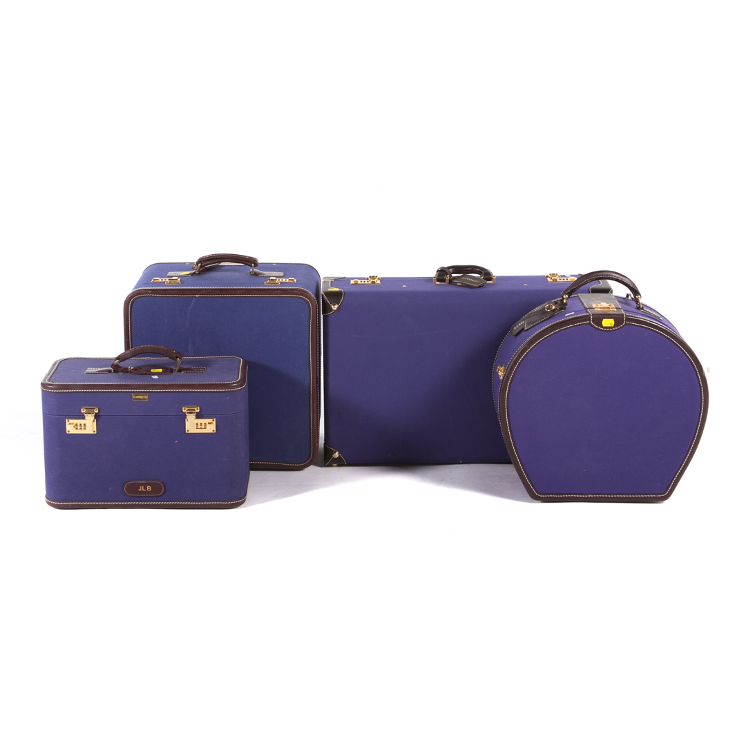 Appraisal: Four pieces of T Anthony luggage Condition Dirt wear