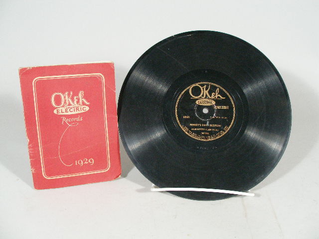 Appraisal: Rare Mississippi John Hurt Original RPM Record OKEH Nobody's Dirty