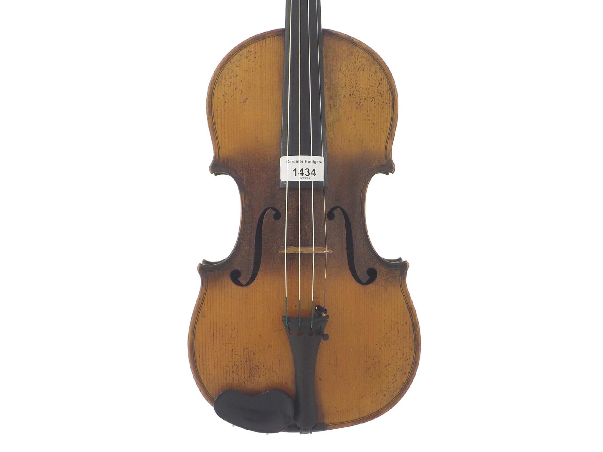 Appraisal: French Charles Claudot II violin branded Marquis de l'air l'oiseau