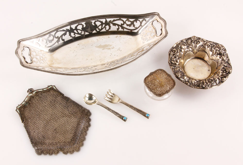 Appraisal: - Lot of Sterling and Silver Plate Items Lot of