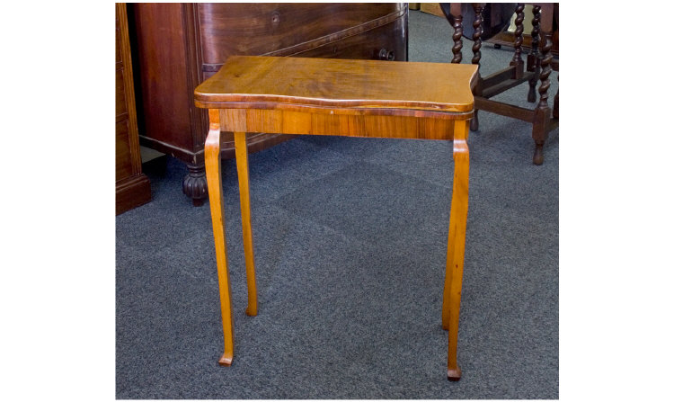 Appraisal: Foldover Card Table