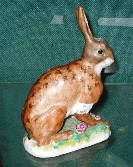 Appraisal: A Samson figure of a recumbent hare