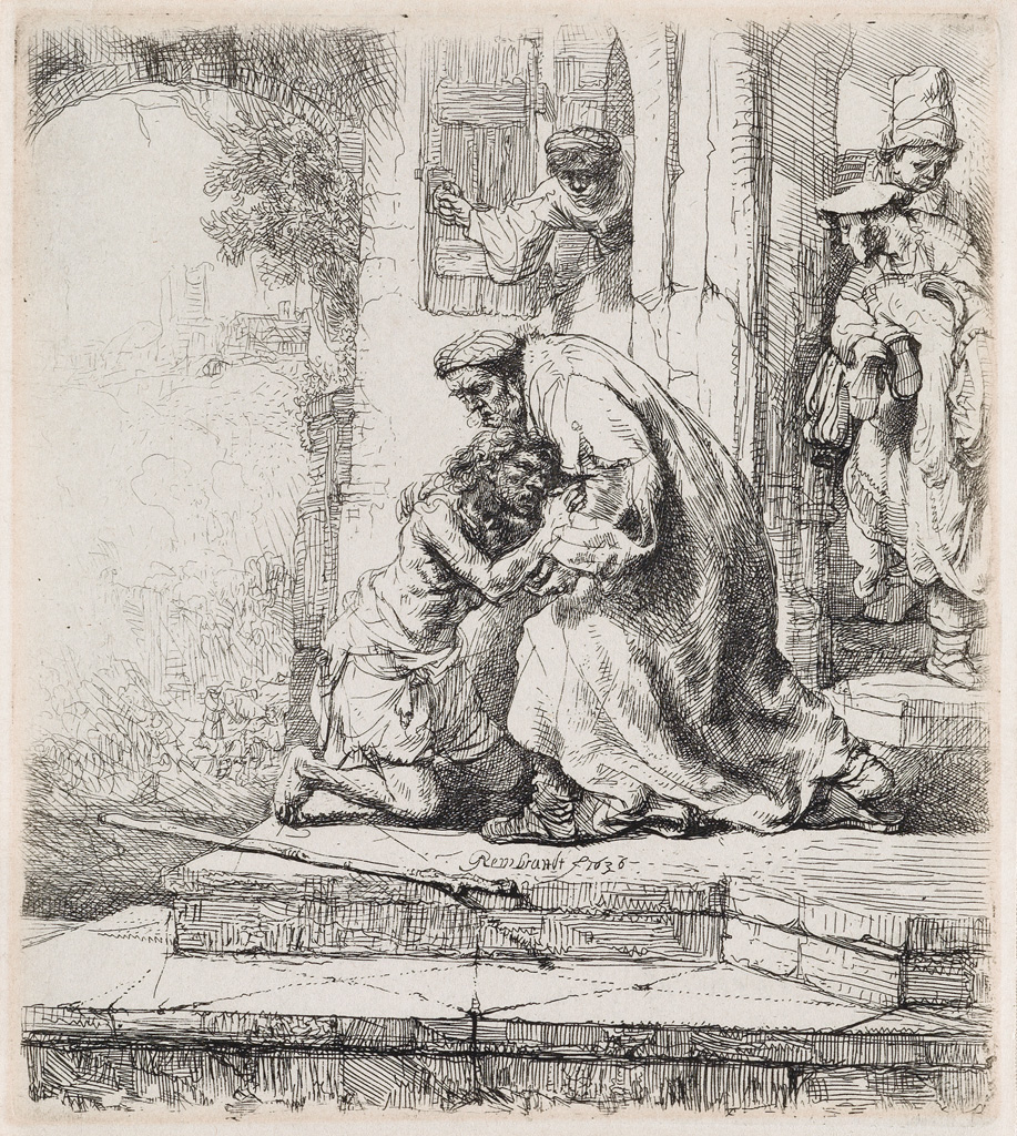 Appraisal: REMBRANDT VAN RIJN The Return of the Prodigal Son Etching