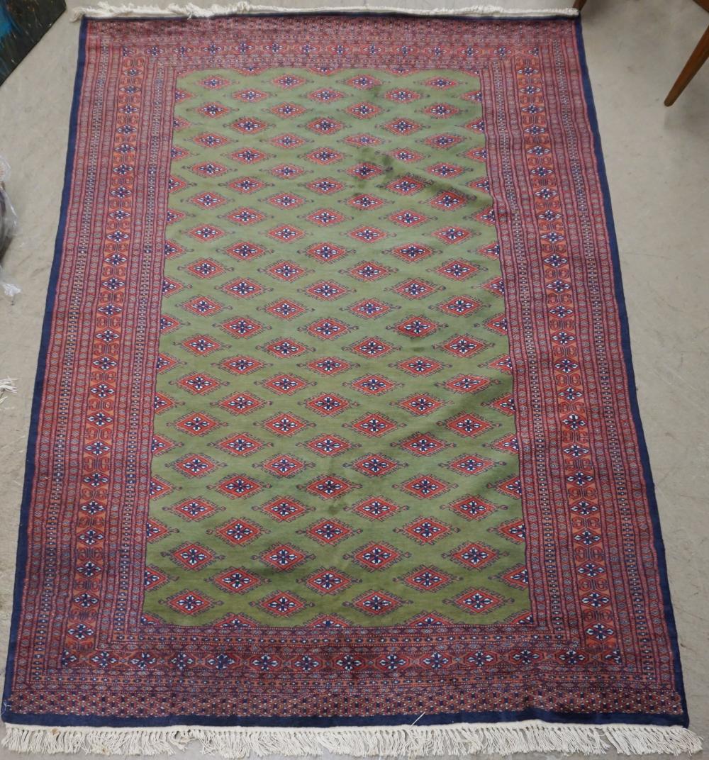 Appraisal: PAKISTAN BOKHARA RUG FT X FTPakistan Bokhara Rug Dimensions ft