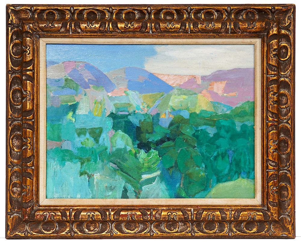 Appraisal: John I Kjargaard 'Waimea Canyon' O B John Ingvard Kjargaard