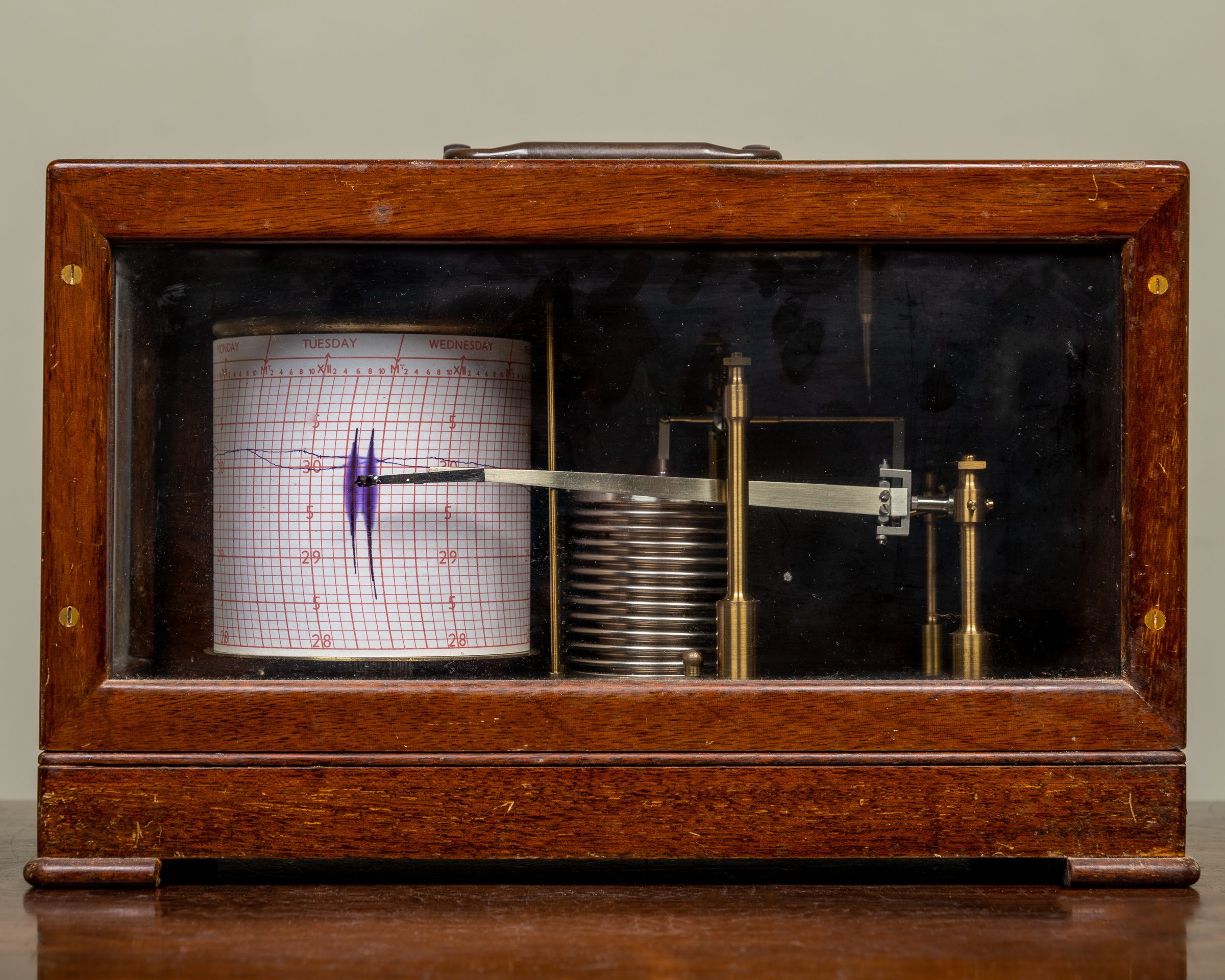 Appraisal: A barograph by Negretti Zambra mid to late th Century