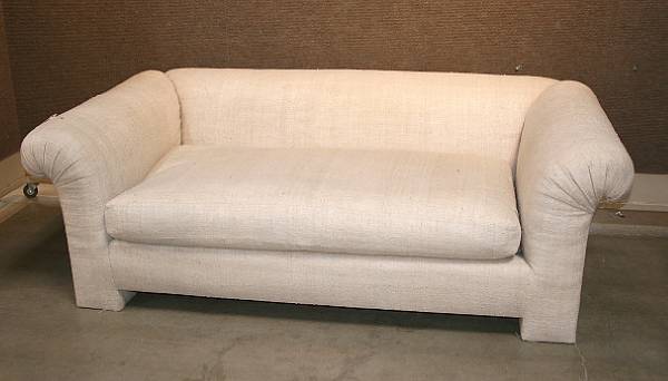 Appraisal: A Michael Taylor design sectional sofa height in width ft