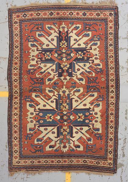 Appraisal: A Kazak rug Central Caucasus circa size approximately ft in