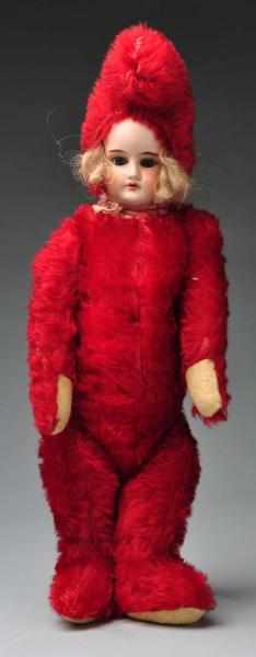 Appraisal: Bisque Headed Lily Doll Description Circa early s with red