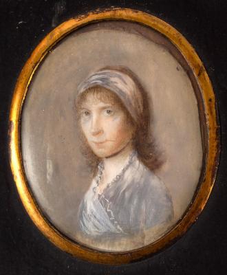 Appraisal: Early th Century English School Portrait Miniature of a Young