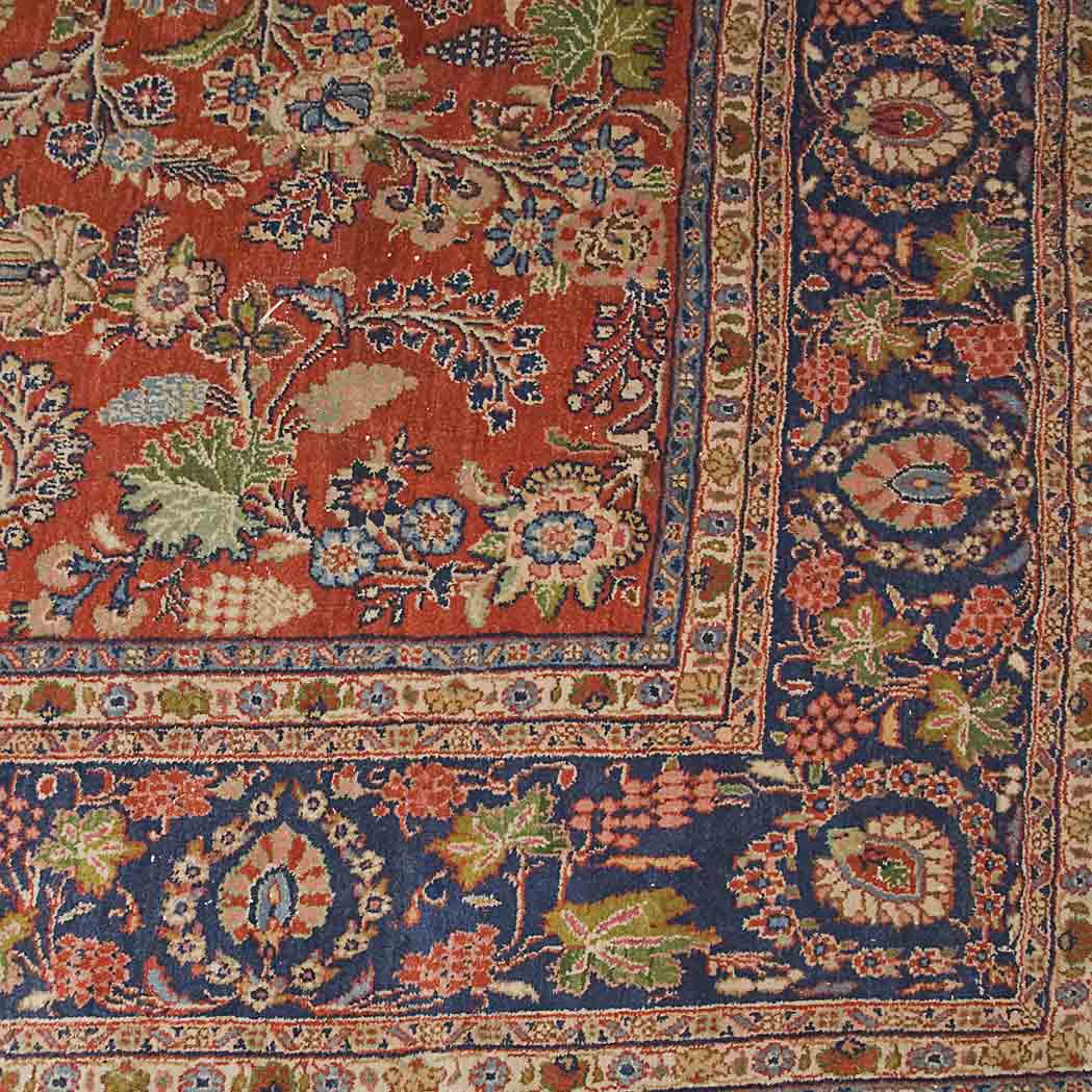 Appraisal: Qazvin Carpet Central Persia mid th century The allover pattern