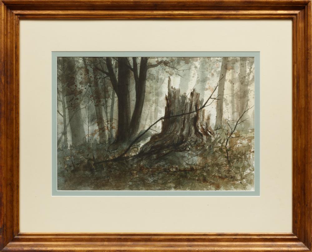 Appraisal: Jim Gray American Tennessee b Forest Light watercolor on paper