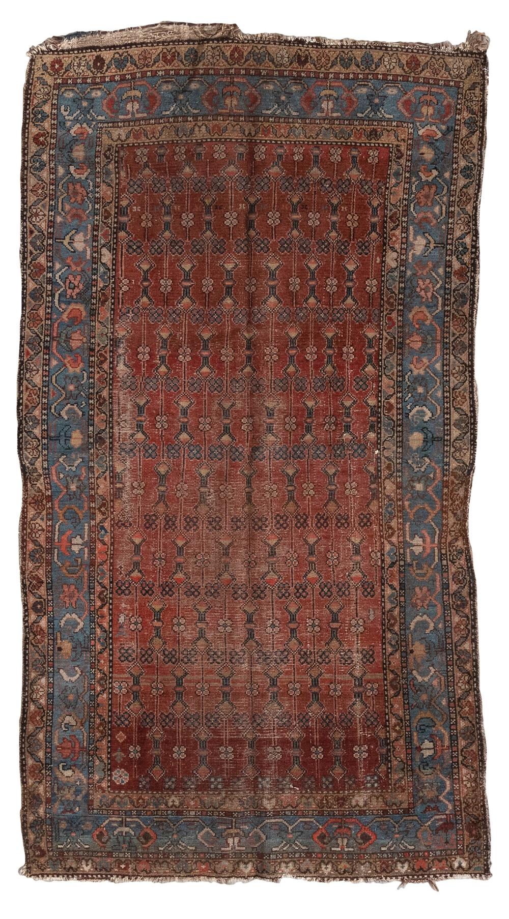 Appraisal: HAMADAN RUG X EARLY TH CENTURYHAMADAN RUG ' X '