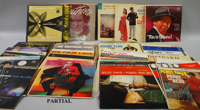 Appraisal: Collection of s- s LP Records jazz pop international and