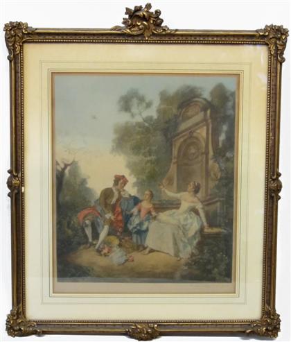 Appraisal: William Hamilton R A England - three figures and shepherd