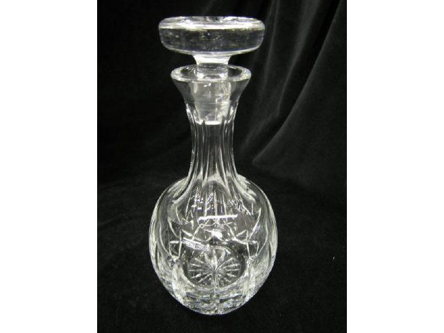 Appraisal: Atlantis Cut Crystal Decanter tall signed excellent