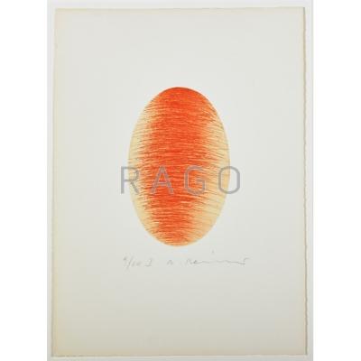 Appraisal: Arnulf Rainer Austrian b Untitled Etching in colors Signed and