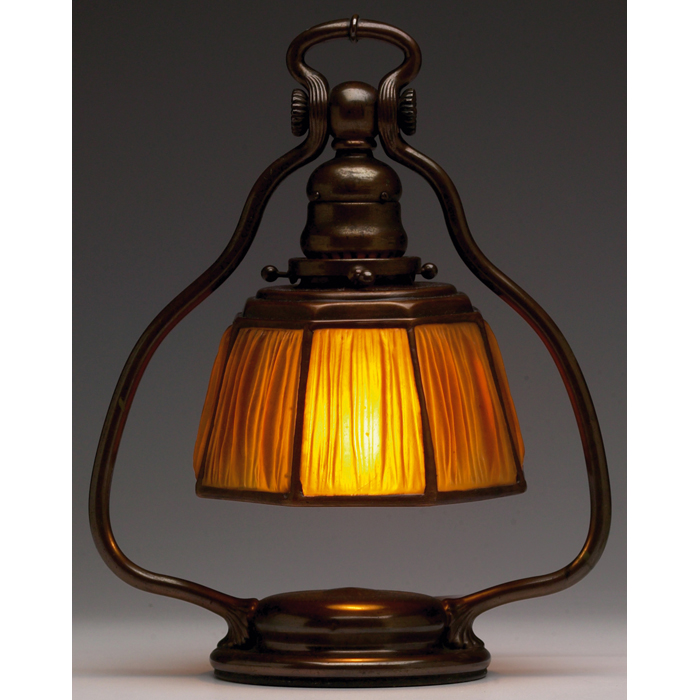 Appraisal: Nice Tiffany Studios desk lamp bronze base