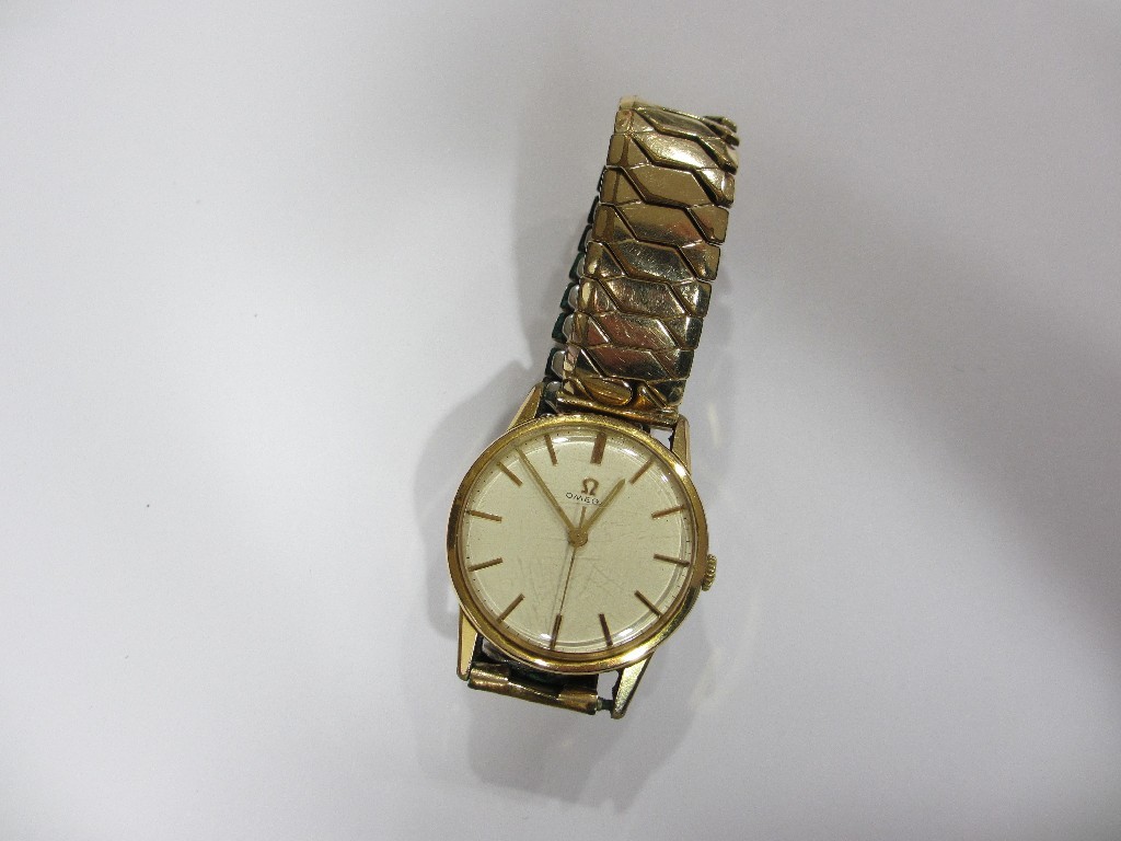 Appraisal: Gents mid th century Omega wrist watch with stainless steel