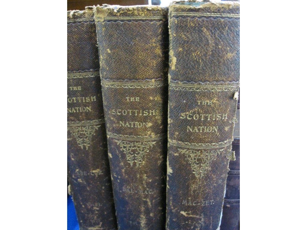 Appraisal: Three volumes of 'The Scottish Nation' dated