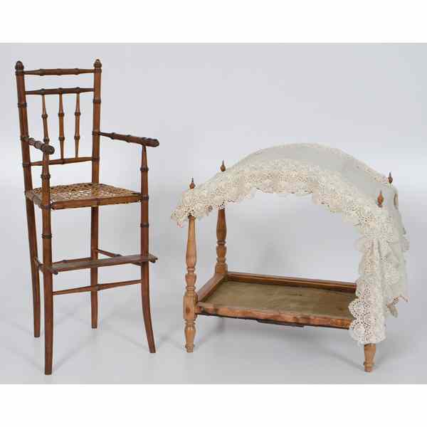 Appraisal: Child's Doll Furniture American th century An assembled group of