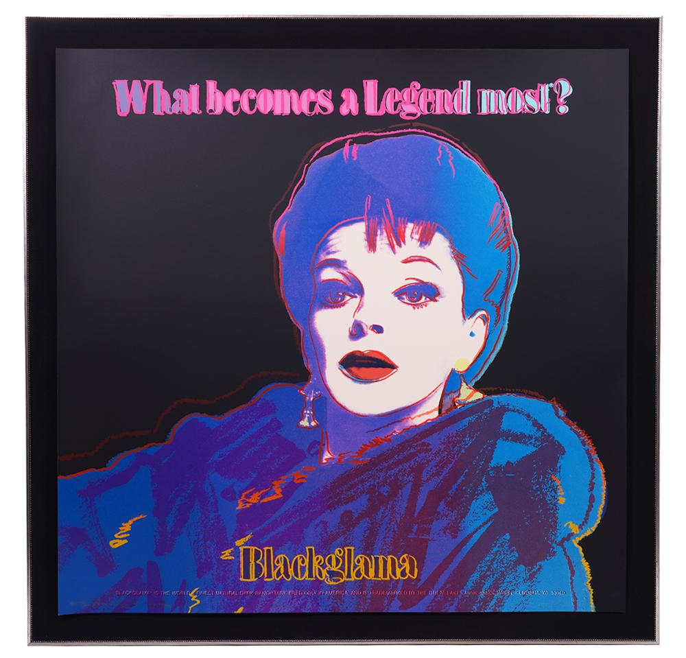 Appraisal: ANDY WARHOL 'BLACKGLAMA' SCREENPRINT IN COLORSAndy Warhol American - 'Blackglama'