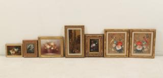 Appraisal: PIECE MISCELLANEOUS LOT OF DECORATIVE FRAMED WALL ART CONSISTING OF