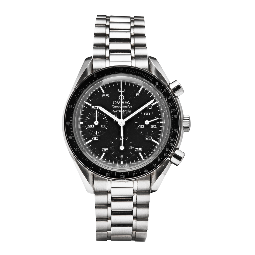 Appraisal: OMEGA - A gentleman's stainless steel cased chronograph Speedmaster model