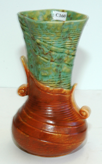 Appraisal: ENGLISH ART DECO TWO TONED VASE