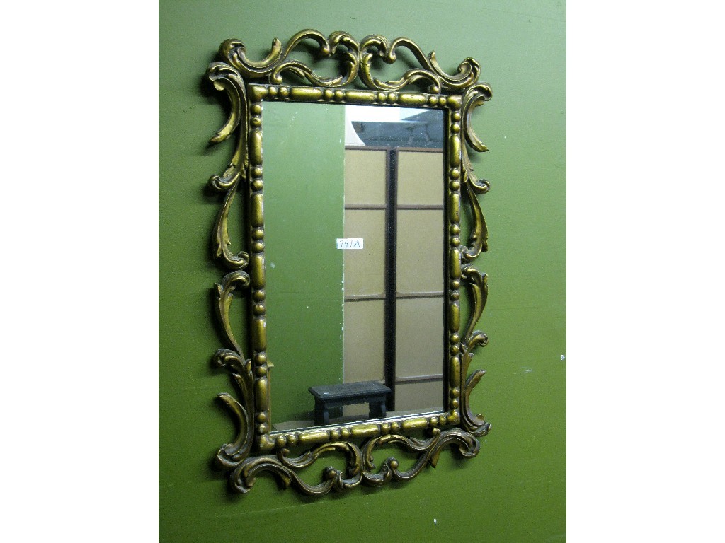 Appraisal: Gilt framed wall mirror